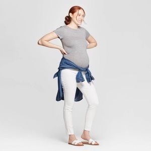 ISABEL MATERNITY jeans w/over belly crossover band
